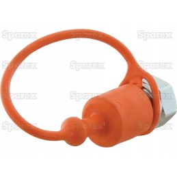 Pom PVC plug 3 8 male flat face coupling 5 pcs