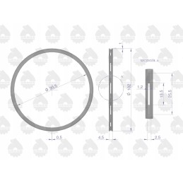 Oil piston ring c 330 original