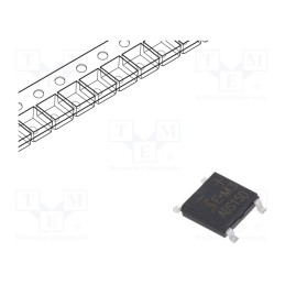 10 pcs x DIOTEC SEMICONDUCTOR - ABS15D - Bridge rectifier: single-phase, Urmax: 200V, If: 1.6A, Ifsm: 50A