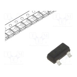 20 pcs x DIODES INCORPORATED - BAW56-7-F - Diode: switching, SMD, 75V, 300mA, 4ns, SOT23, Ufmax: 1.25V