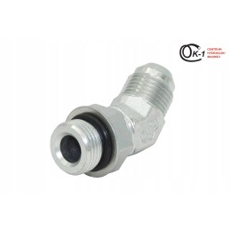 Hydra elbow with locknut unf 3 4 45 degrees