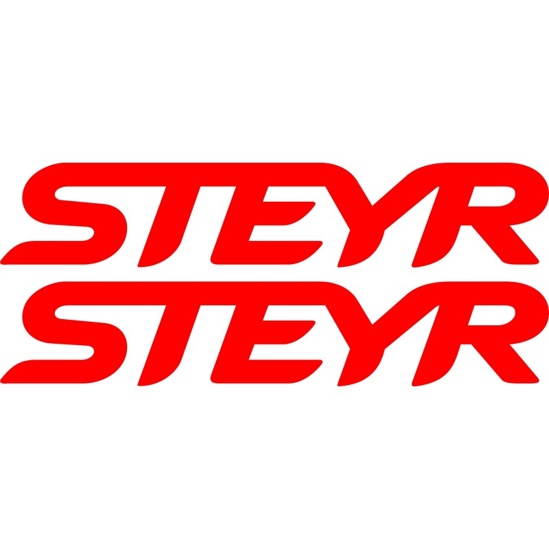 Stickers sticker Steyr 2 pieces 45 cm
