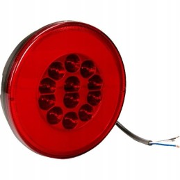 LED rear fog light, round