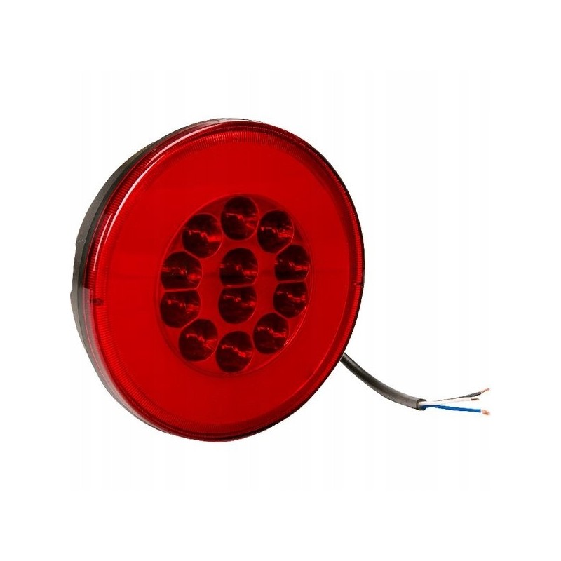 LED rear fog light, round
