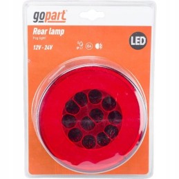 LED rear fog light, round