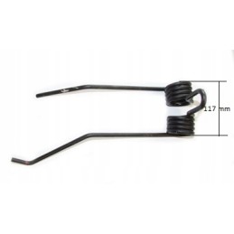 The rake finger was lying