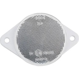 Round reflector with holes, white, 75 mm l gopart la