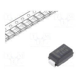 5 pcs x ONSEMI - ES1D - Diode: rectifying, SMD, 200V, 1A, 15ns, SMA, Ufmax: 0.92V, Ifsm: 30A