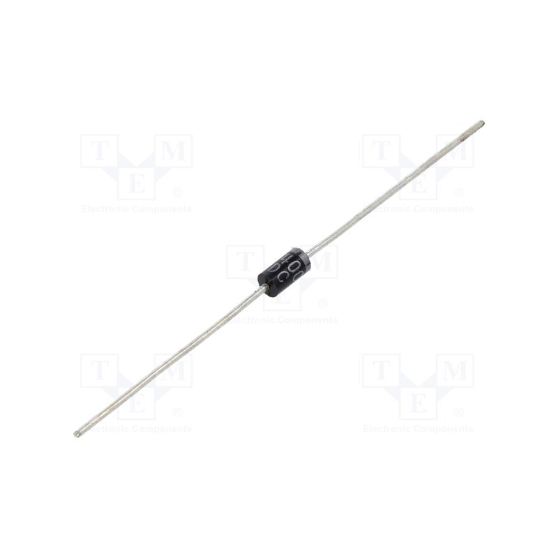25 pcs x DC COMPONENTS - UF4004 - Diode: rectifying, THT, 400V, 1A, Ifsm: 30A, DO41, Ufmax: 1V, 50ns
