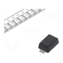 1 pcs x NEXPERIA - PMEG10010ELRX - Diode: Schottky rectifying, SMD, 100V, 1.4A, 3.7ns, CFP3,SOD123W