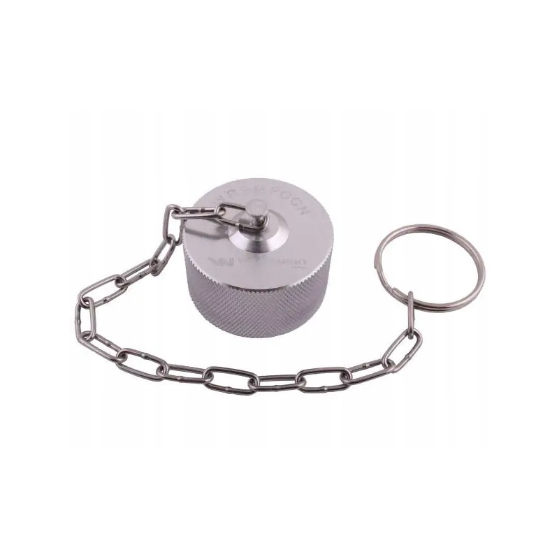 Aluminum cover, plug, plug with internal thread