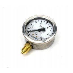 Glycerin manometer m63 0 10 bar bottom connection