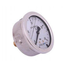 Glycerine manometer m63 0 40 bar rear connection