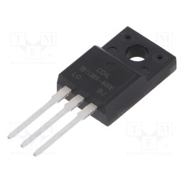 3 pcs x CDIL - BT136X-600E - Triac, 600V, 4A, TO220FP, Igt: 10/25mA, Ifsm: 25A