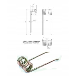 Deutz Fahr round baler pick-up finger