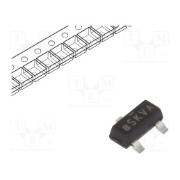 1 pcs x VISHAY - SQ2351ES-T1_GE3 - Transistor: P-MOSFET, unipolar, -20V, -1.8A, 2W, SOT23