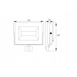 Floodlight SMD LED lamp 230v 30w 4000k 2400lm and