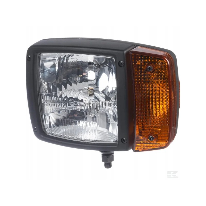 Halogen headlight, left, rectangular, 12v