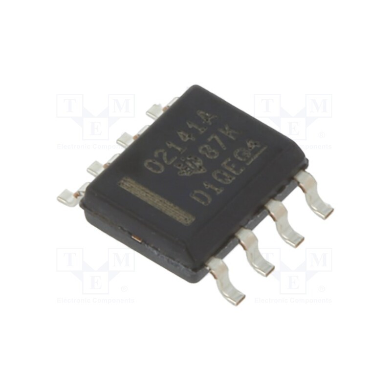 1 pcs x TEXAS INSTRUMENTS - OPA2141AID - IC: operational amplifier, 10MHz, Ch: 2, SO8, , IB: 20pA