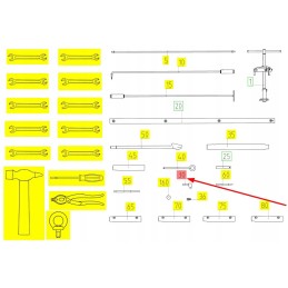 100572017 wrench for combine covers