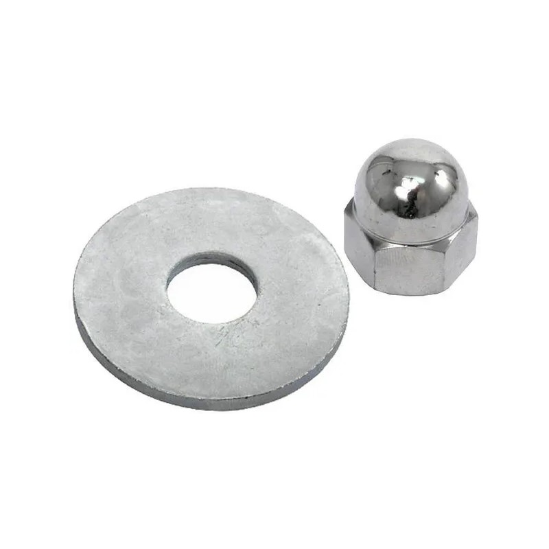 Nut with washer