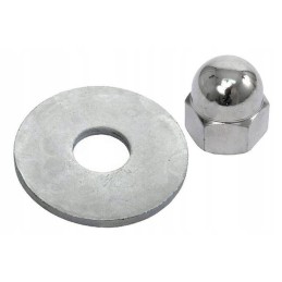 Nut with washer