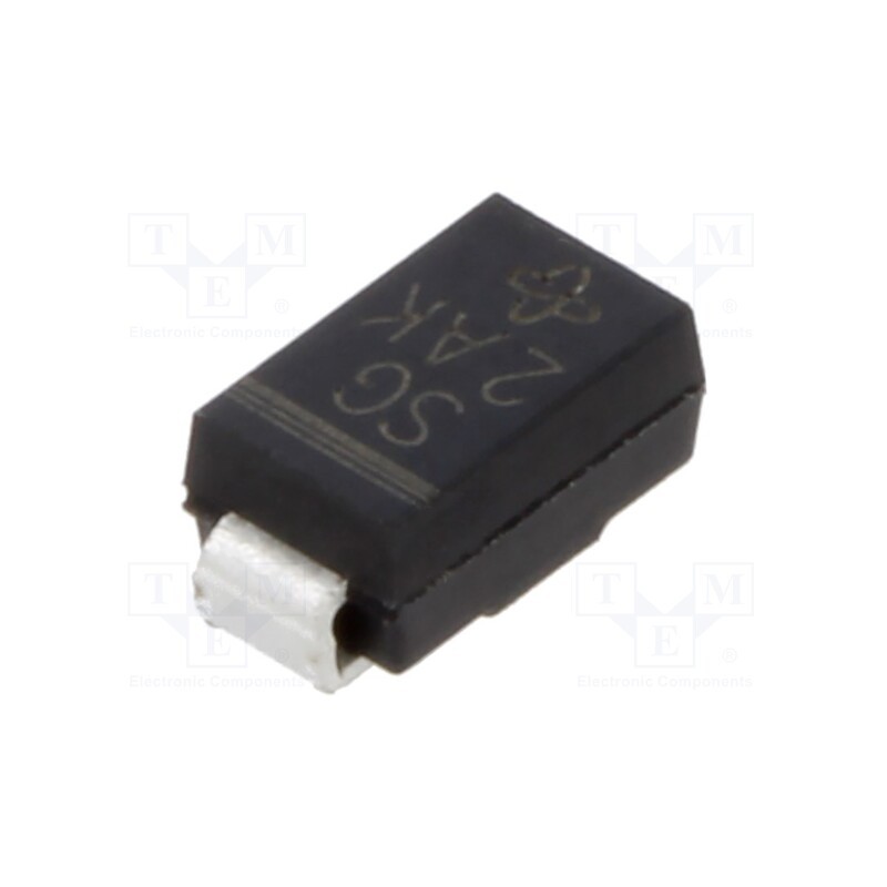 10 pcs x VISHAY - S1G-E3/5AT - Diode: rectifying, SMD, 400V, 1A, 1.8us, SMA, Ufmax: 1.1V, Ifsm: 40A