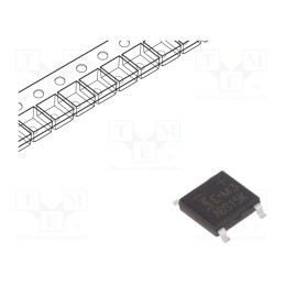 10 pcs x DIOTEC SEMICONDUCTOR - ABS15K - Bridge rectifier: single-phase, Urmax: 800V, If: 1.6A, Ifsm: 50A
