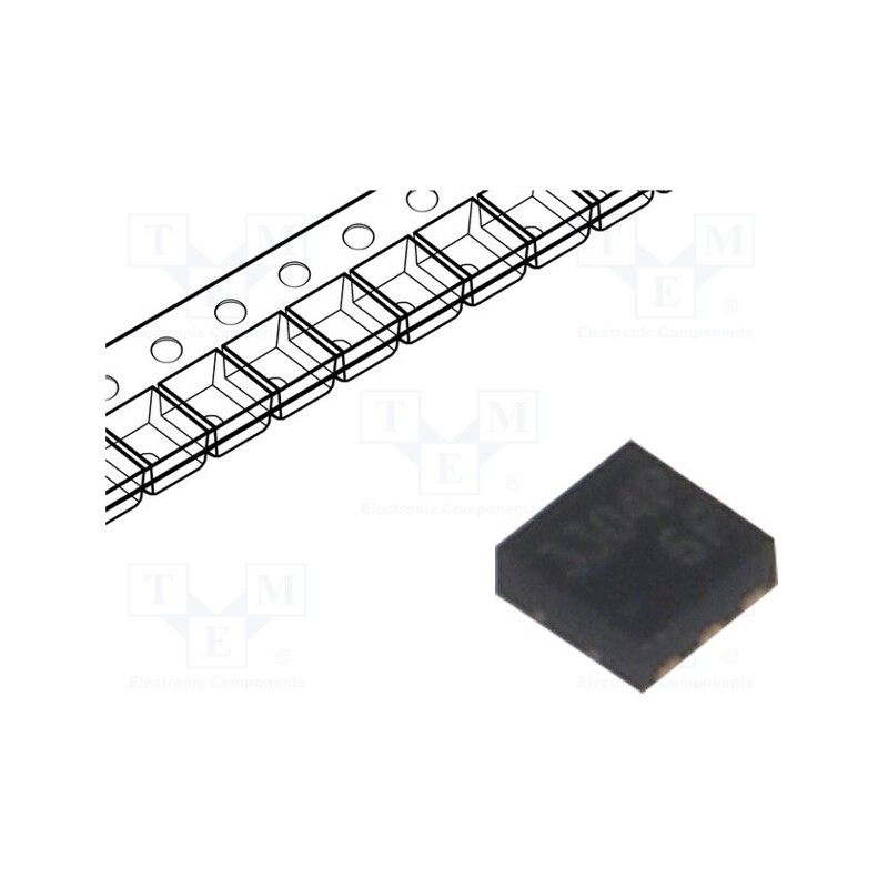 3 pcs x SEMTECH - RCLAMP3304P.TCT - Diode: diode arrays, 3.5V, 5A, 80W, unidirectional, SLP1616P6, Ch: 4