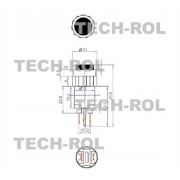 Yellow indicator light c 330 c 360 12 24v