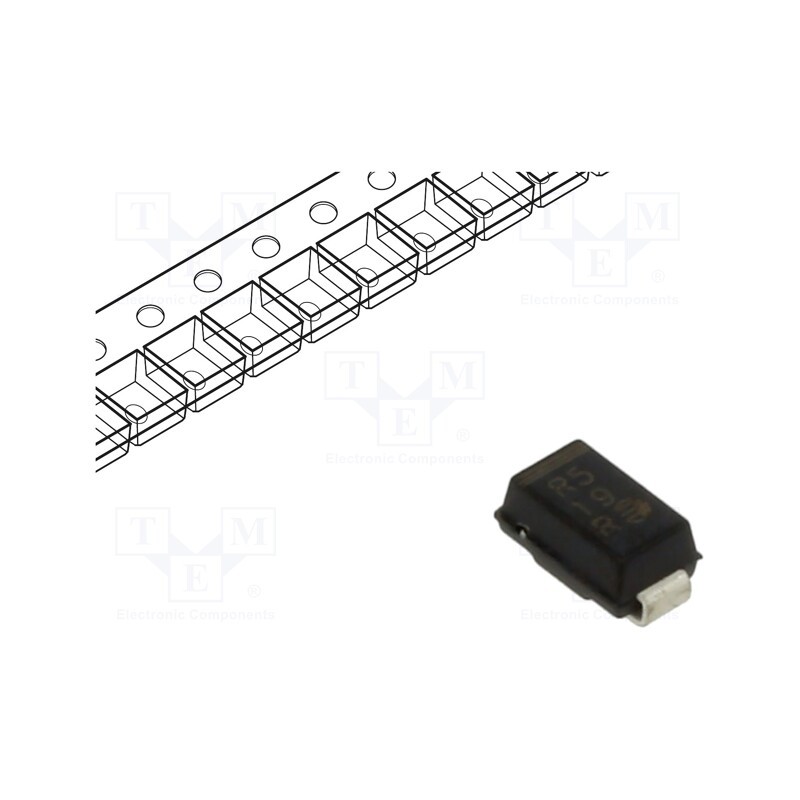 20 pcs x FAGOR - FS1J TRTB - Diode: rectifying, SMD, 600V, 1A, 1.8us, DO214AC, Ufmax: 1.1V