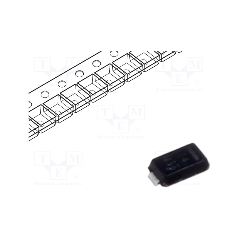 5 pcs x VISHAY - MSS1P4HM3-A/H - Diode: Schottky rectifying, SMD, 40V, 1A, DO219AD,