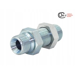 BSP 5 8 bulkhead hydraulic connector