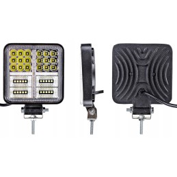 Halogen LED work lamp 12 24v 177w black frame