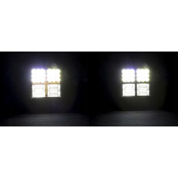 Halogen LED work lamp 12 24v 177w black frame