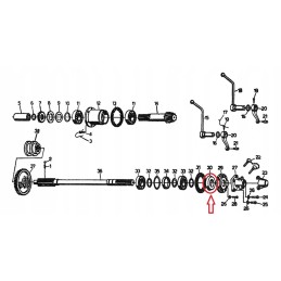 Simmering combat PTO ursus c 330 silicone 35x62x10
