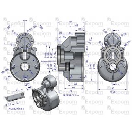 Magneton T 25 starter gear housing