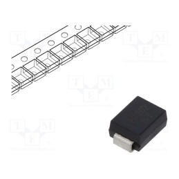 5 pcs x DIODES INCORPORATED - SMBJ18CA-13-F - Diode: TVS, 600W, 20÷23.3V, 20.5A, bidirectional, SMB,