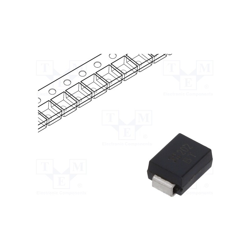 5 pcs x DIODES INCORPORATED - SMBJ18CA-13-F - Diode: TVS, 600W, 20÷23.3V, 20.5A, bidirectional, SMB,
