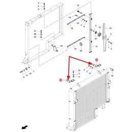 La322957650 radiator holder