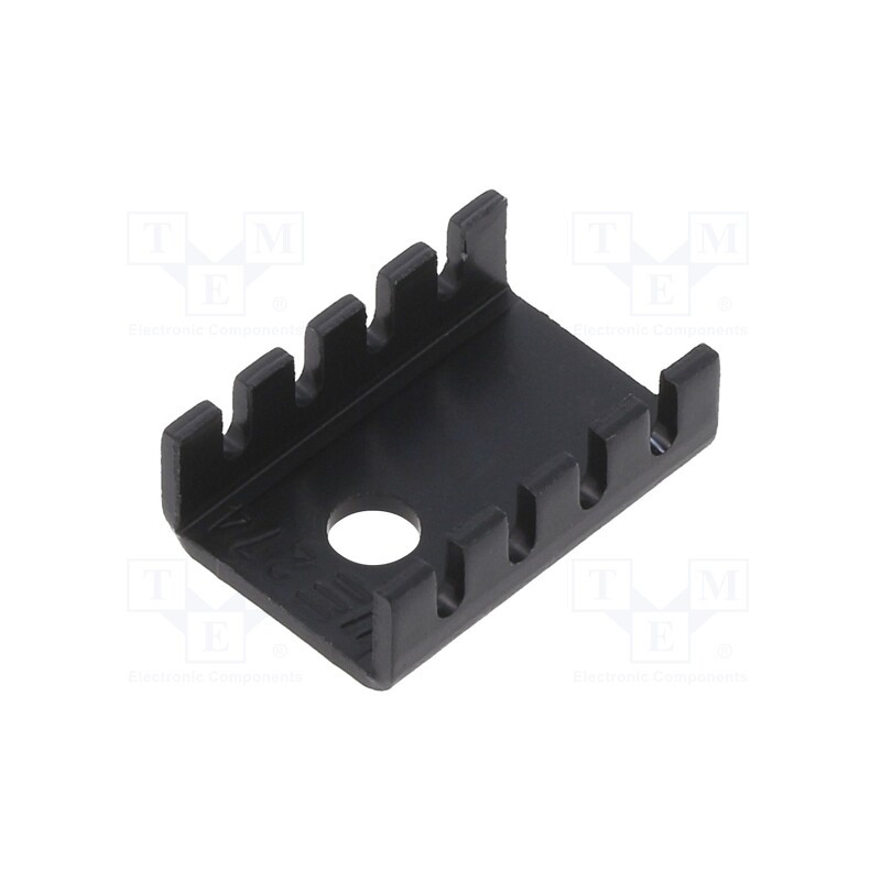 1 pcs x Wakefield Thermal - 274-3AB - Heatsink: extruded, U, TO220, black, L: 19.1mm, W: 13mm, H: 6.4mm, 274