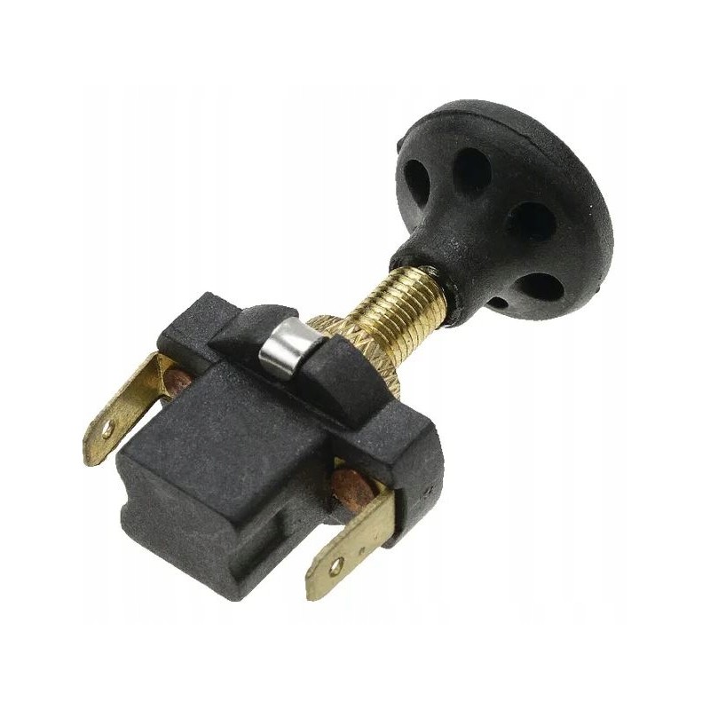 The light switch is pulled out with small pins