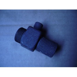 Air pressure gauge manometer tee