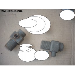 Air pressure gauge manometer tee