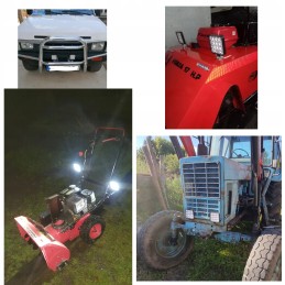 Halogen searchlight work lamp 16 LED 12v 24v