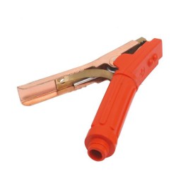 Alligator clip, red 850a