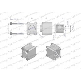 Latch for manually operated distributor 40l