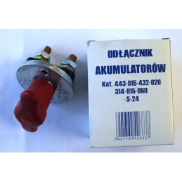 Battery disconnect switch is 24 Polish