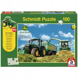 Schmidt puzzle john deere tractor siku 100 pcs