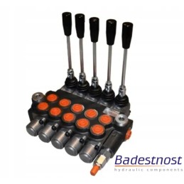 5-section hydraulic distributor, 80l